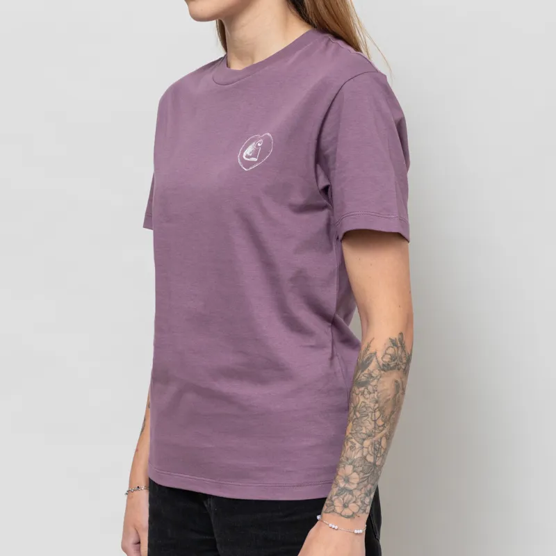 Carhartt WIP Womens Hearts Of Hartts T Shirt Phlox-2