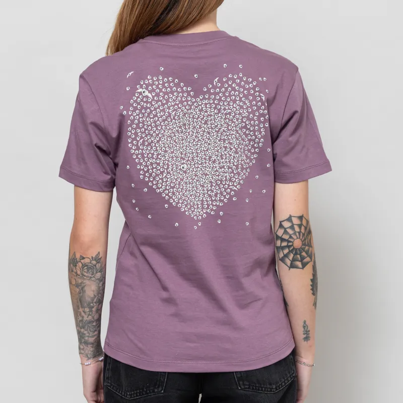 Carhartt WIP Womens Hearts Of Hartts T Shirt Phlox