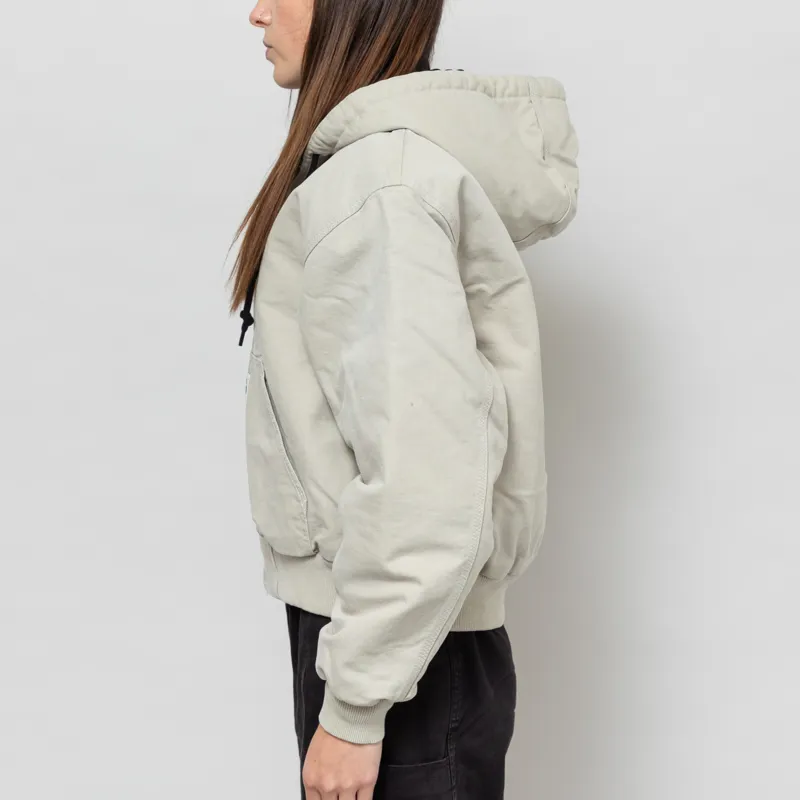 Carhartt WIP Womens OG Active Jacket Fleur De Sel Stone Canvas-3