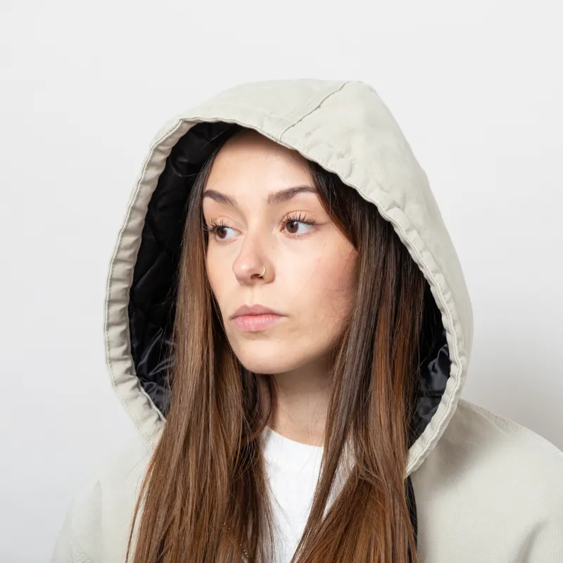 Carhartt WIP Womens OG Active Jacket Fleur De Sel Stone Canvas-6