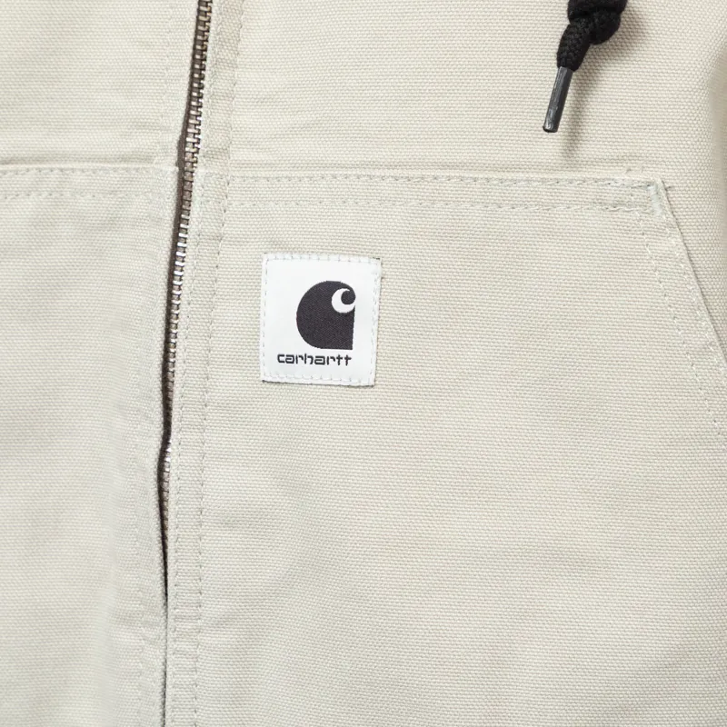 Carhartt WIP Womens OG Active Jacket Fleur De Sel Stone Canvas-11