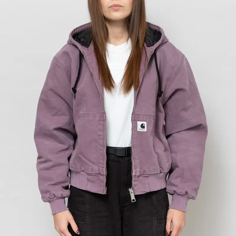 Carhartt WIP Womens OG Active Jacket Phlox Stone Canvas-1
