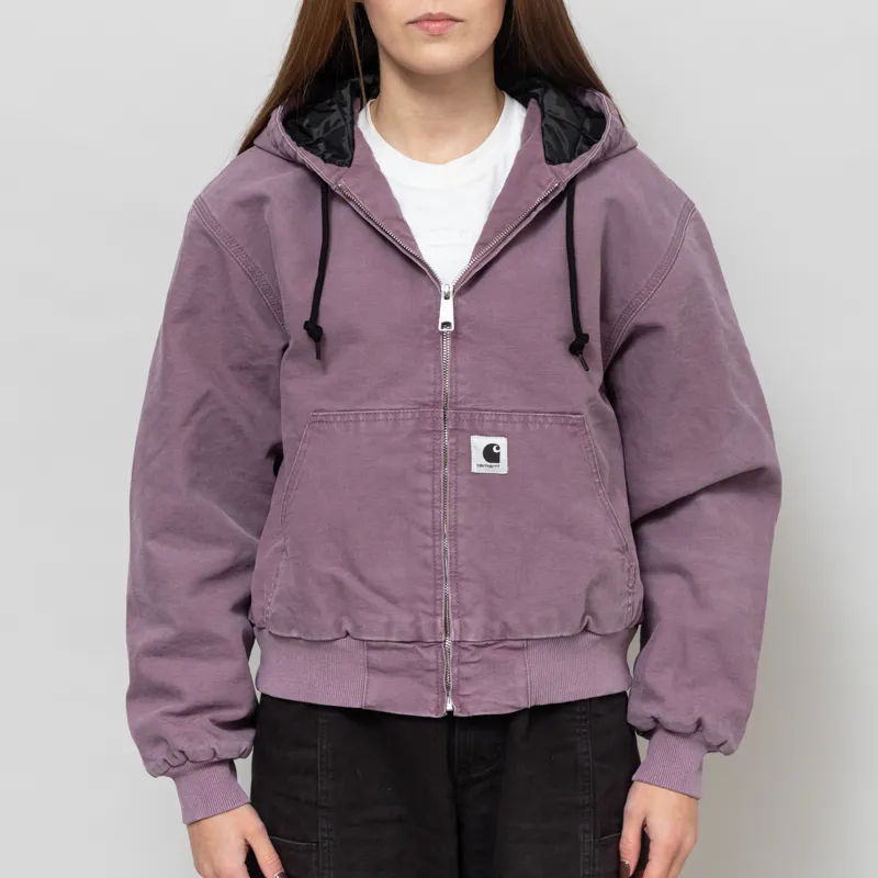 Carhartt WIP Womens OG Active Jacket Phlox Stone Canvas