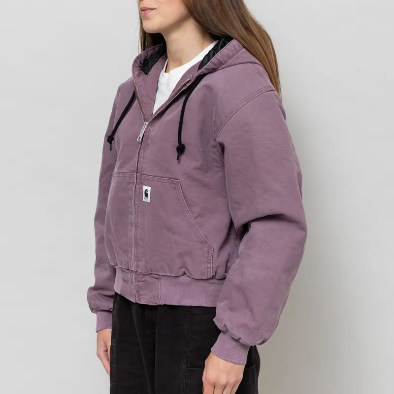 Carhartt WIP Womens OG Active Jacket Phlox Stone Canvas-2