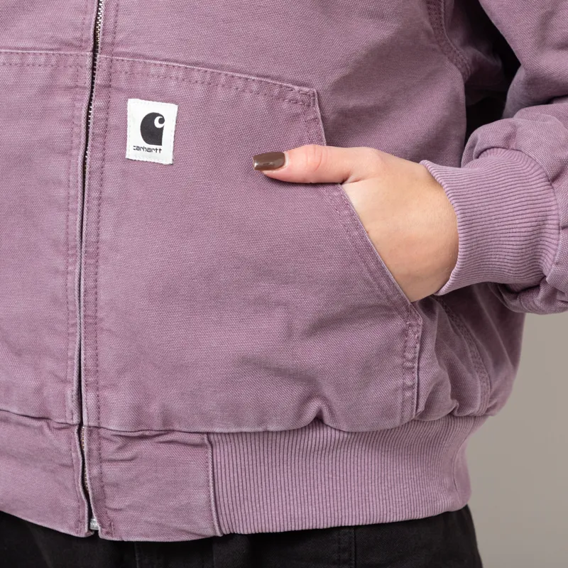 Carhartt WIP Womens OG Active Jacket Phlox Stone Canvas-5