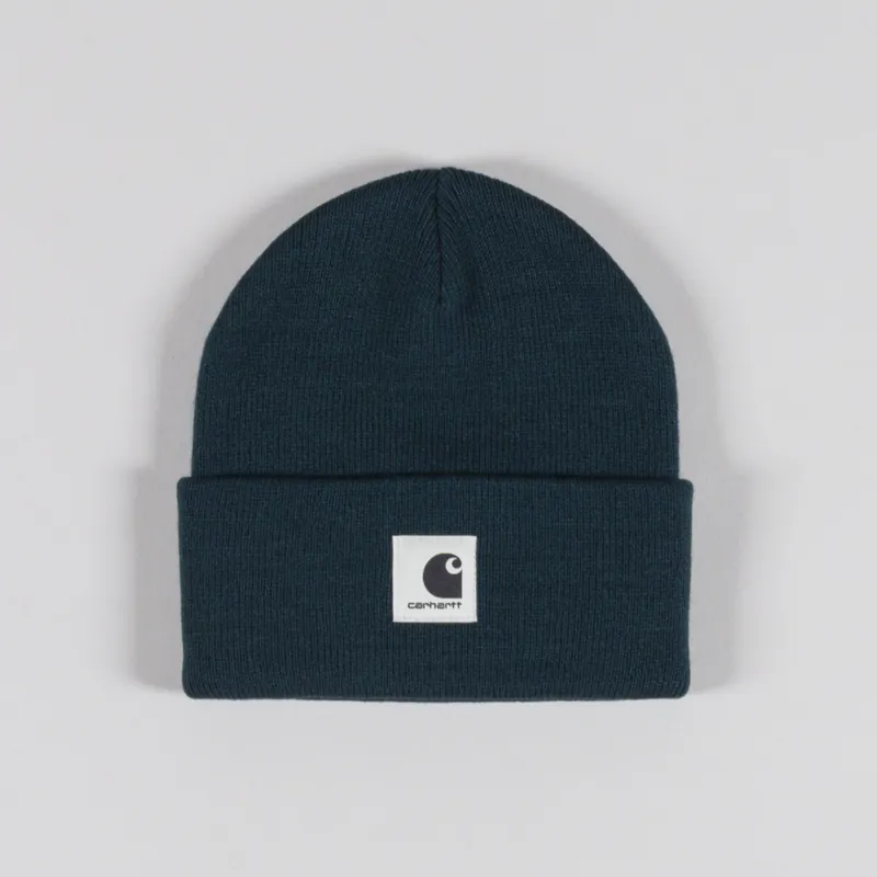 Carhartt WIP Womens Ashley Beanie Deep Lagoon