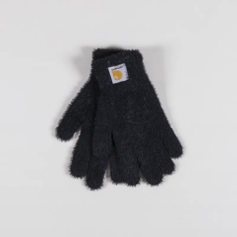 Carhartt WIP Womens Chedda Gloves Black-2