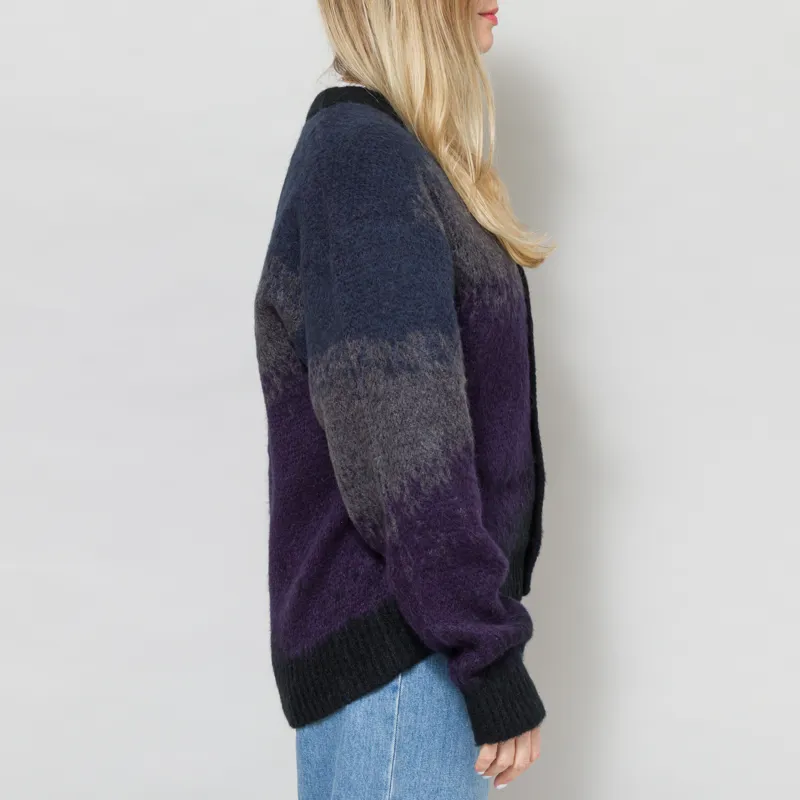 Carhartt WIP Womens Tinley Cardigan Black Stripe-5