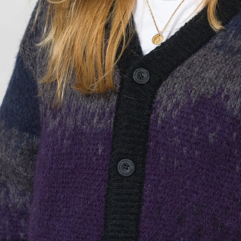 Carhartt WIP Womens Tinley Cardigan Black Stripe-6