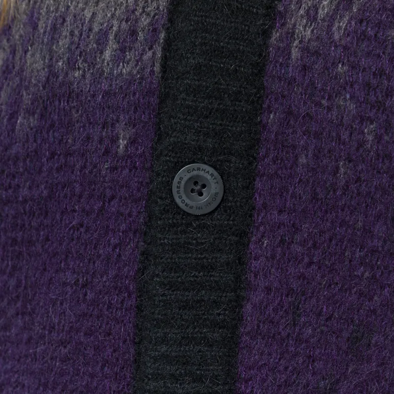 Carhartt WIP Womens Tinley Cardigan Black Stripe-7