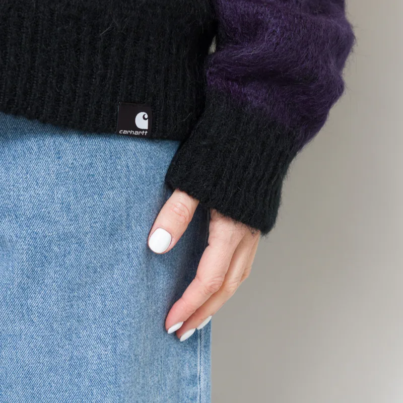 Carhartt WIP Womens Tinley Cardigan Black Stripe-8