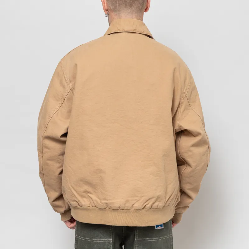 Carhartt WIP Stanton Jacket Dusty H Brown Stonewashed-3