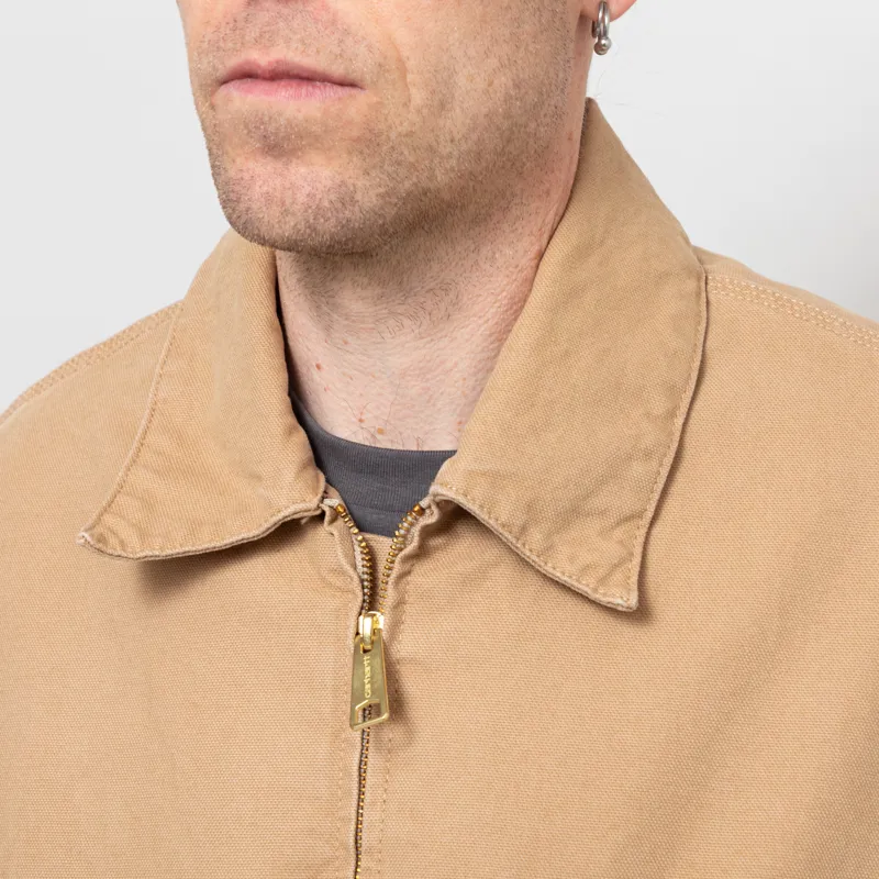 Carhartt WIP Stanton Jacket Dusty H Brown Stonewashed-5