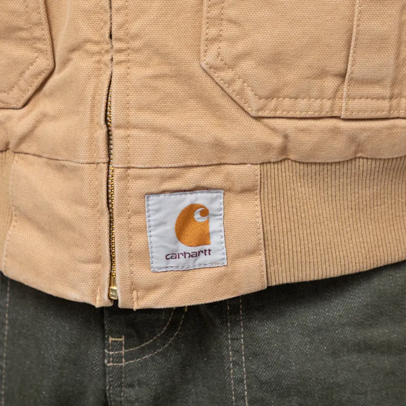 Carhartt WIP Stanton Jacket Dusty H Brown Stonewashed-7