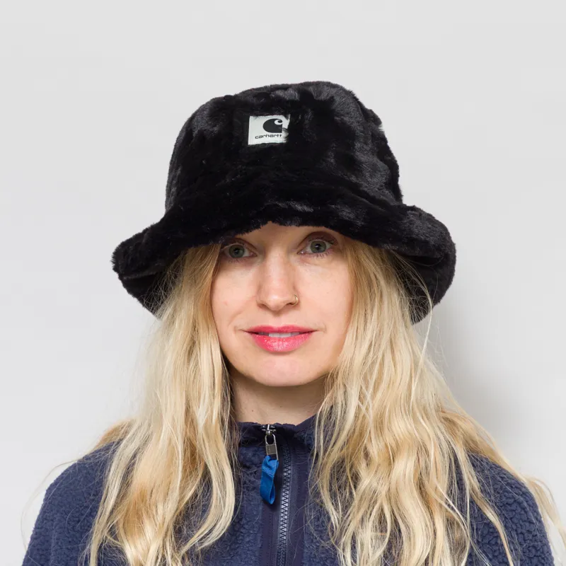Carhartt WIP Womens Olney Bucket Hat Black-1