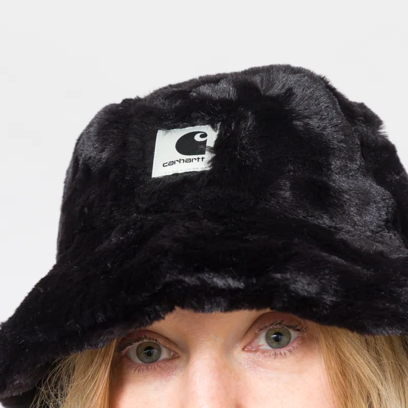 Carhartt WIP Womens Olney Bucket Hat Black-4