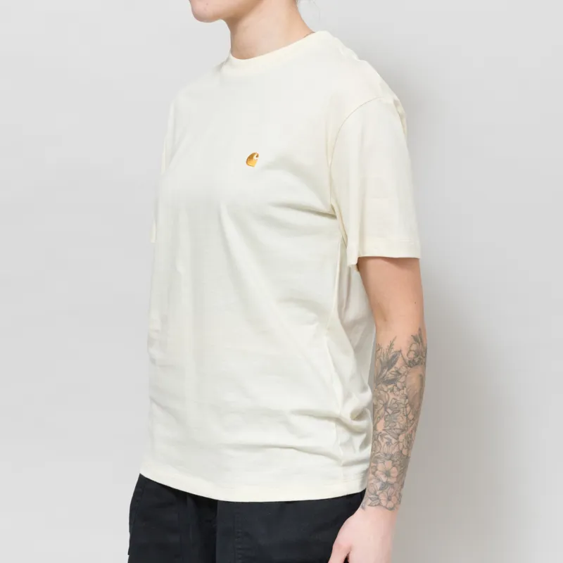 Carhartt WIP Womens Chase T Shirt Cinnerus Gold-1