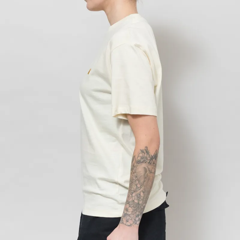 Carhartt WIP Womens Chase T Shirt Cinnerus Gold-2