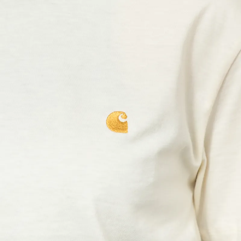 Carhartt WIP Womens Chase T Shirt Cinnerus Gold-7
