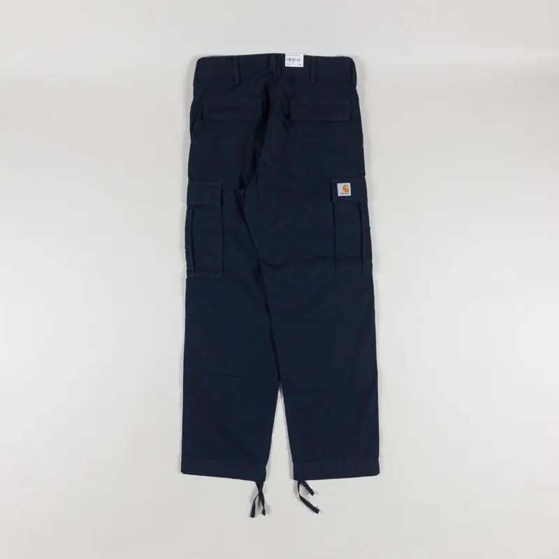 Carhartt WIP Regular Cargo Pant Deep Night Rinsed Columbia Ripstop