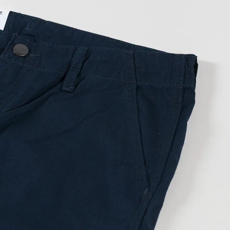 Carhartt WIP Regular Cargo Pant Deep Night Rinsed Columbia Ripstop-11