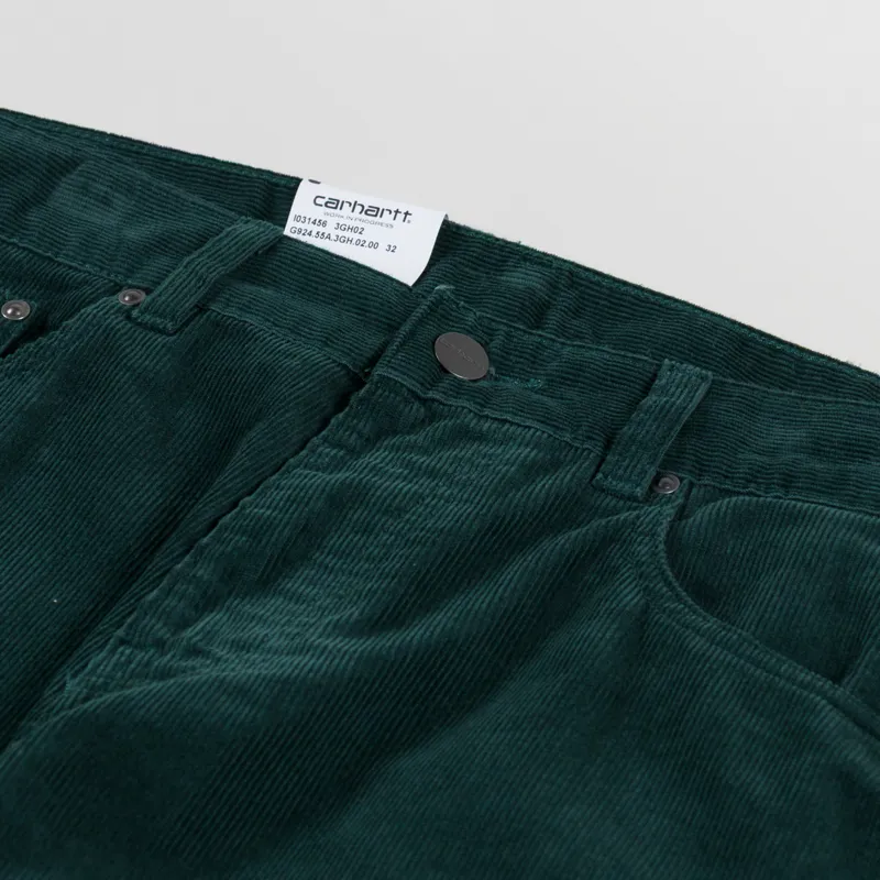 Carhartt WIP Newel Pant Kale Green Ford Corduroy-8