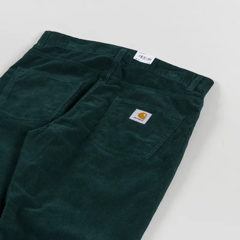 Carhartt WIP Newel Pant Kale Green Ford Corduroy-3