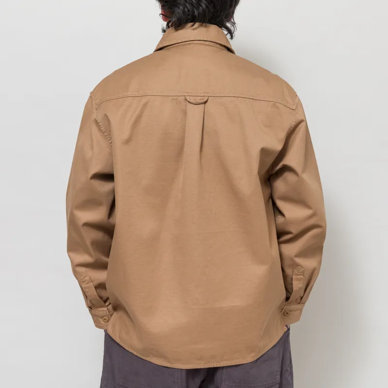 Carhartt WIP Kelly Shirt Jac Peanut-4