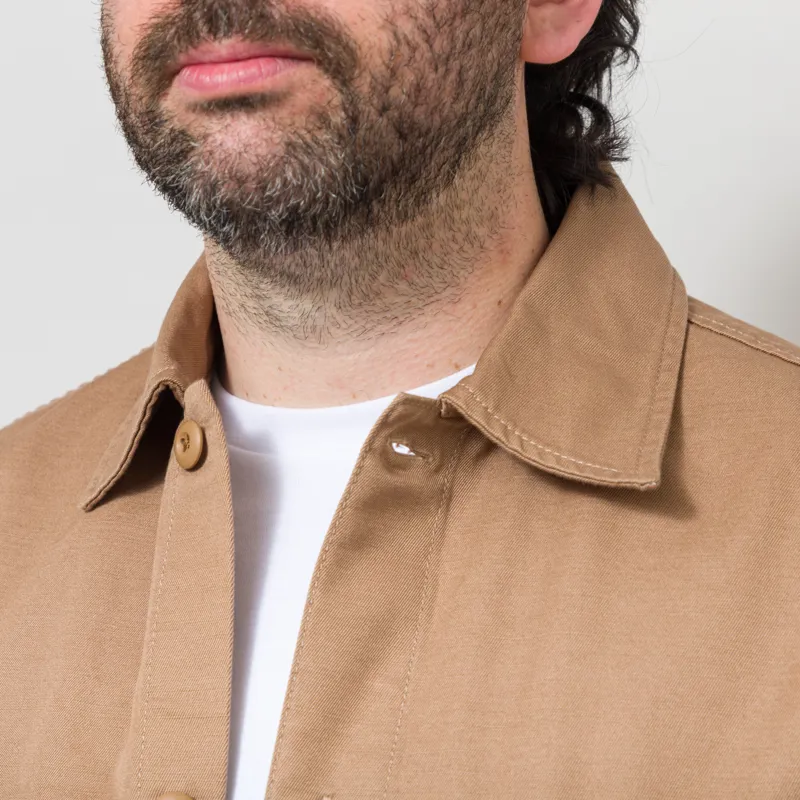 Carhartt WIP Kelly Shirt Jac Peanut-6