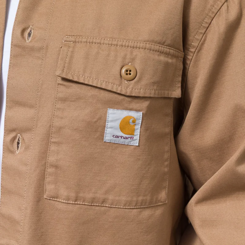 Carhartt WIP Kelly Shirt Jac Peanut-8
