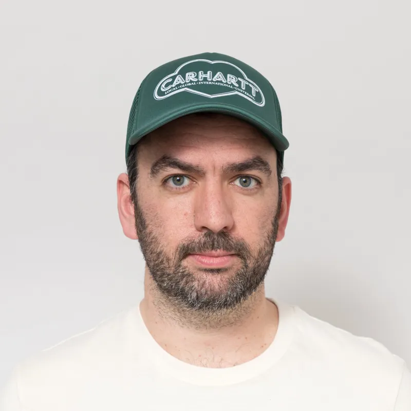 Carhartt WIP Cloud Heart Trucker Cap Lily-1