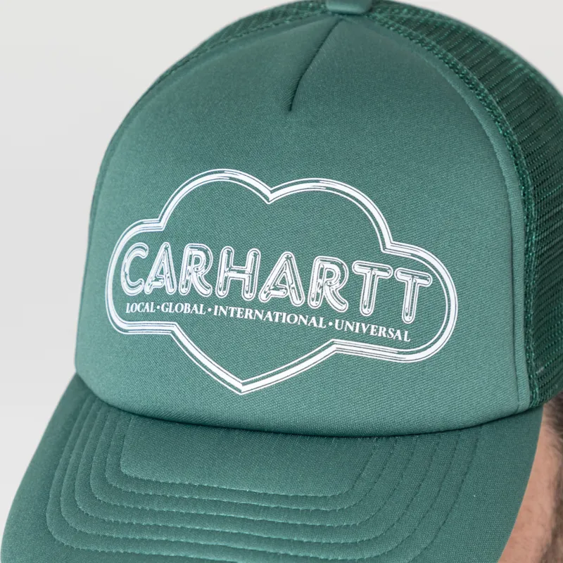 Carhartt WIP Cloud Heart Trucker Cap Lily-3