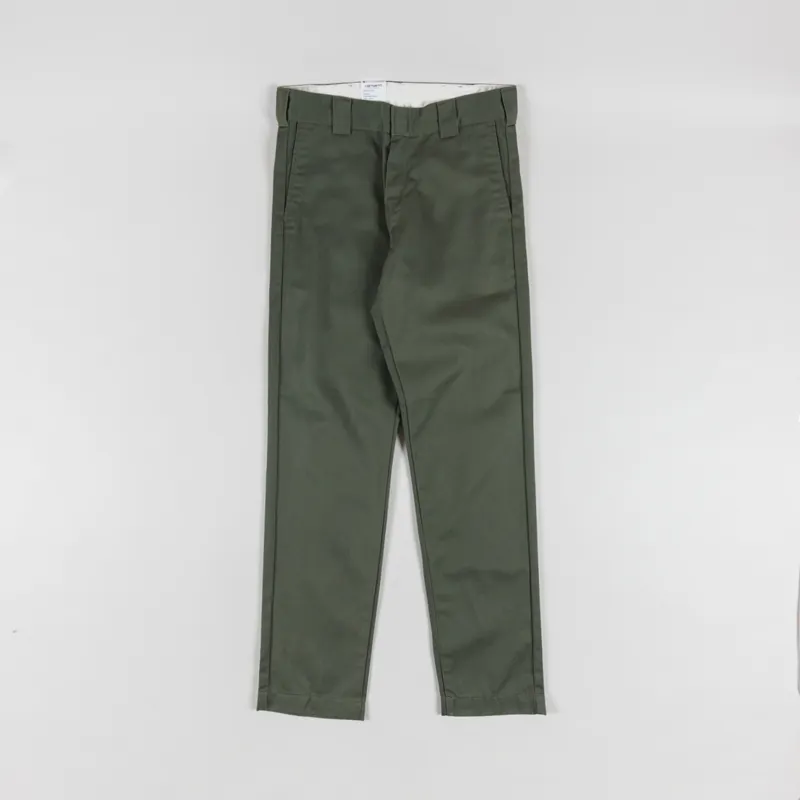 Carhartt WIP Master Pant Dark Leaf Rinsed Denison Twill-1
