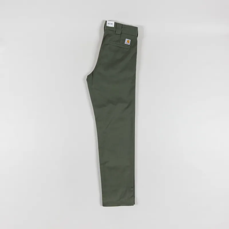 Carhartt WIP Master Pant Dark Leaf Rinsed Denison Twill-2