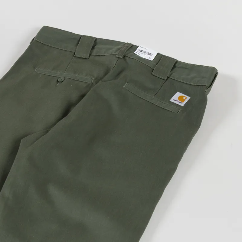 Carhartt WIP Master Pant Dark Leaf Rinsed Denison Twill-3