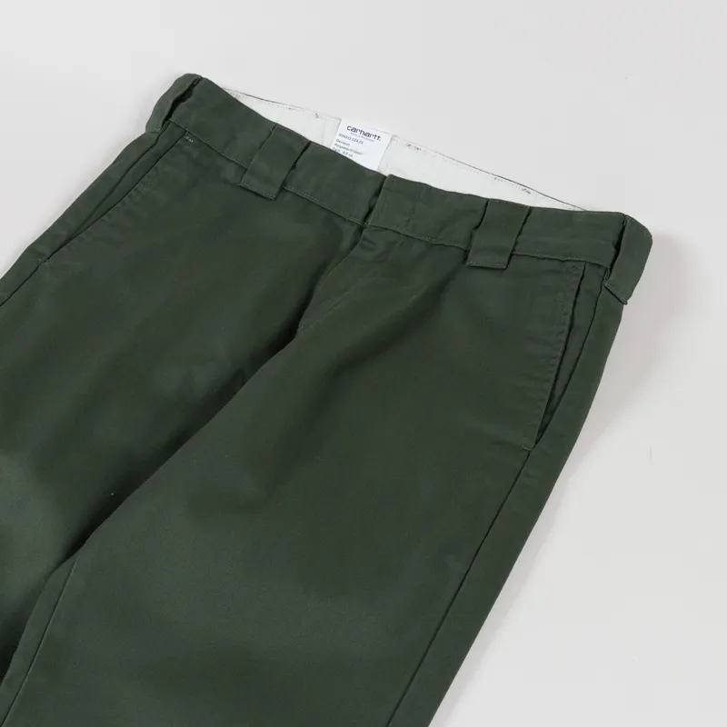 Carhartt WIP Master Pant Opuntia Rinsed Denison Twill-4