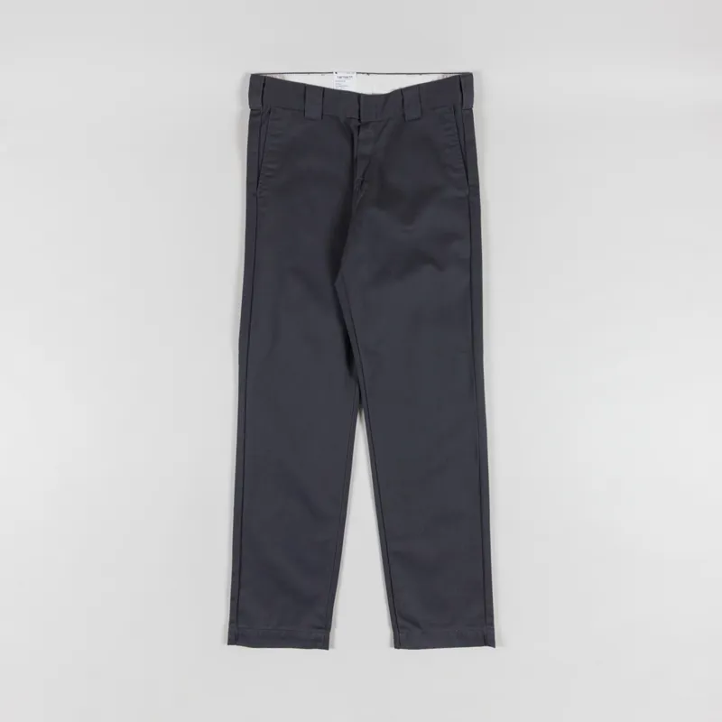 Carhartt WIP Master Pant Graphite Denison Twill-1