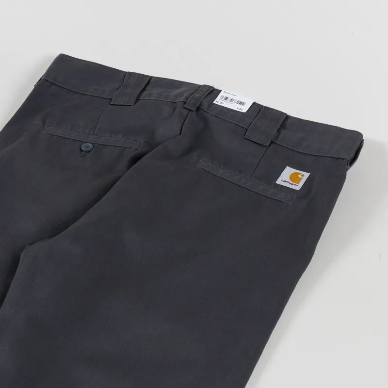 Carhartt WIP Master Pant Graphite Denison Twill-3