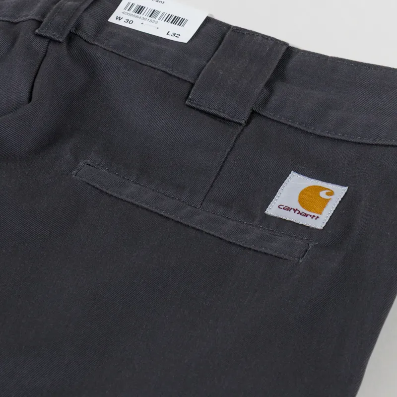 Carhartt WIP Master Pant Graphite Denison Twill-7