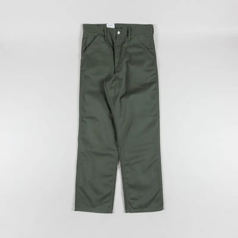 Carhartt WIP Simple Pant Leaf Rinsed Denison Twill-1