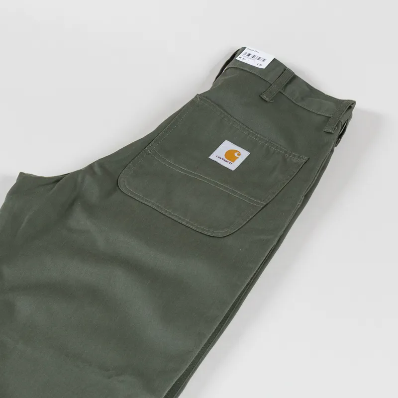 Carhartt WIP Simple Pant Leaf Rinsed Denison Twill-5