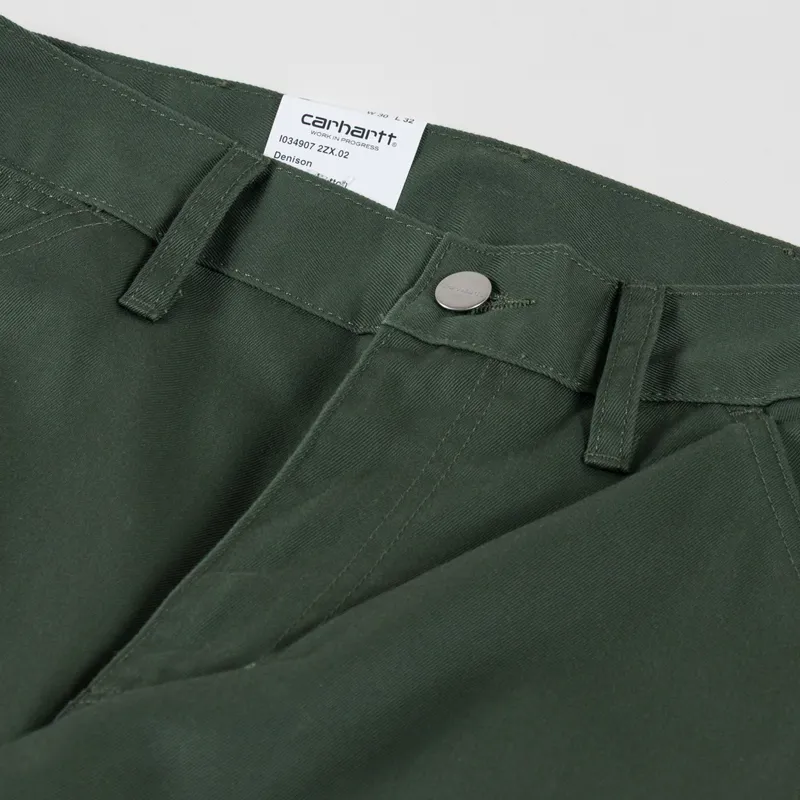 Carhartt WIP Simple Pant Opuntia Rinsed Denison Twill -8