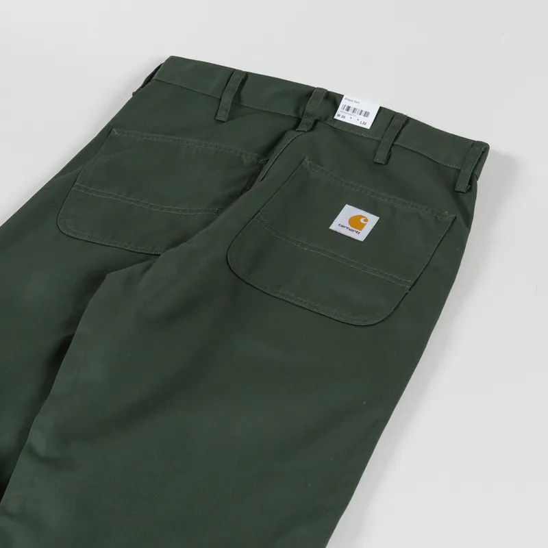 Carhartt WIP Simple Pant Opuntia Rinsed Denison Twill -3