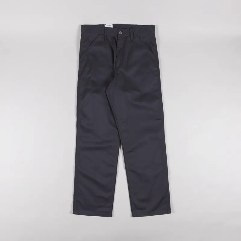 Carhartt WIP Simple Pant Graphite Rinsed Denison Twill-1