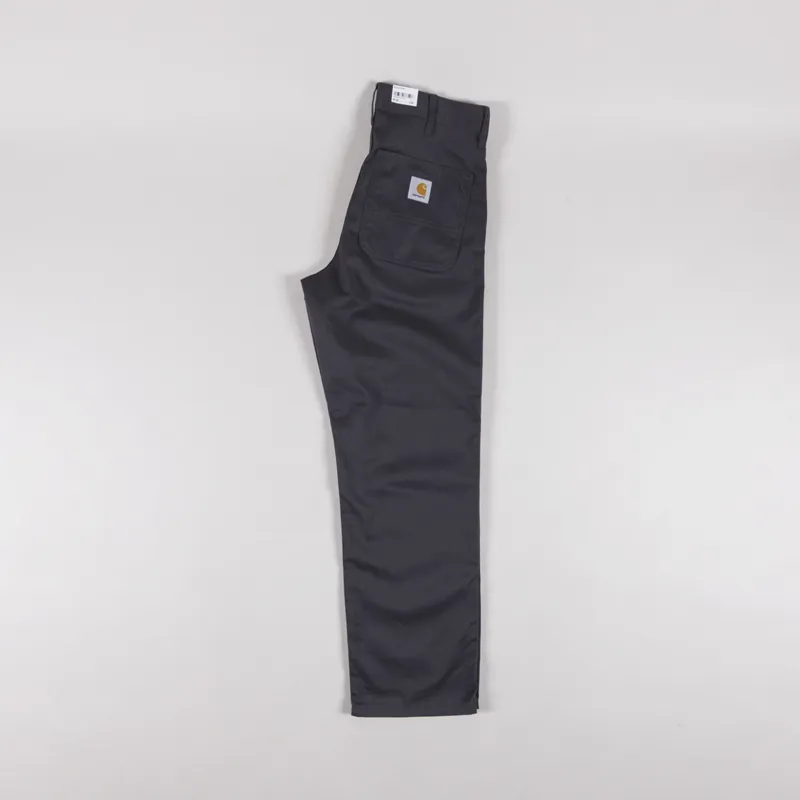 Carhartt WIP Simple Pant Graphite Rinsed Denison Twill-2