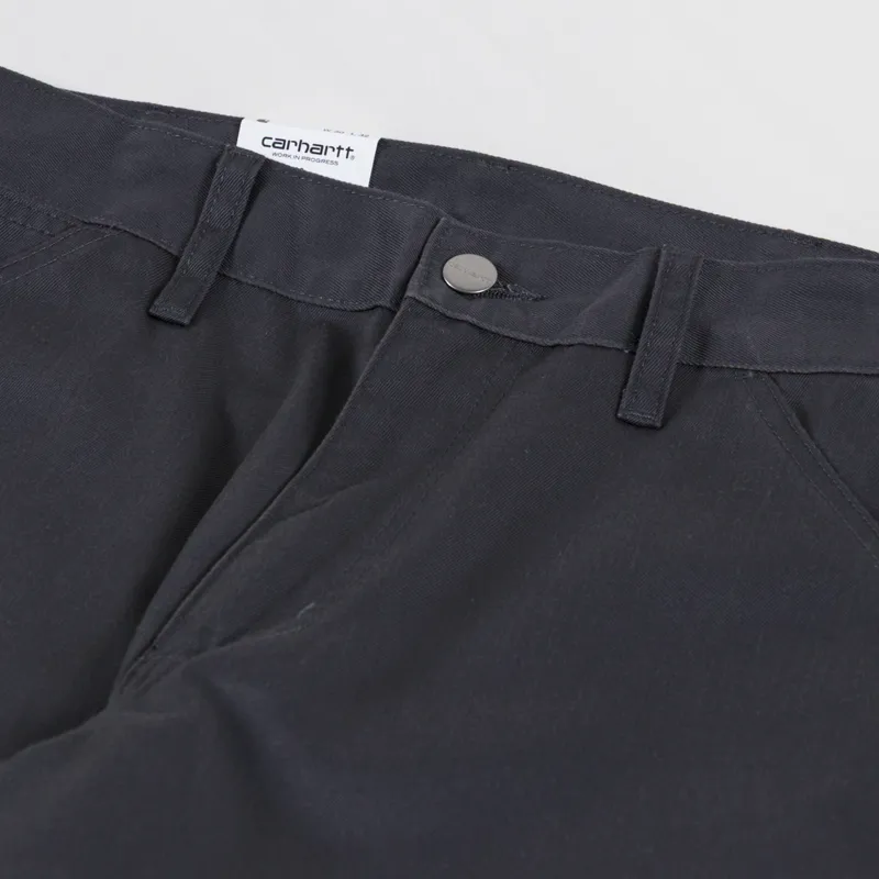 Carhartt WIP Simple Pant Graphite Rinsed Denison Twill-8
