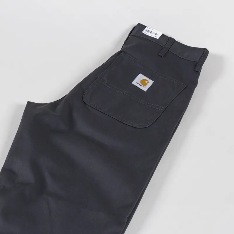 Carhartt WIP Simple Pant Graphite Rinsed Denison Twill-5