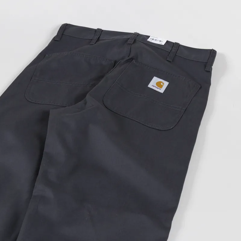Carhartt WIP Simple Pant Graphite Rinsed Denison Twill-3
