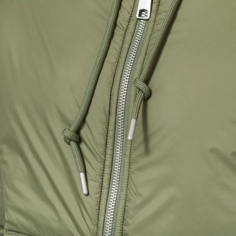 Carhartt WIP Womens Hooded Gadd Jacket Dollar Green-6