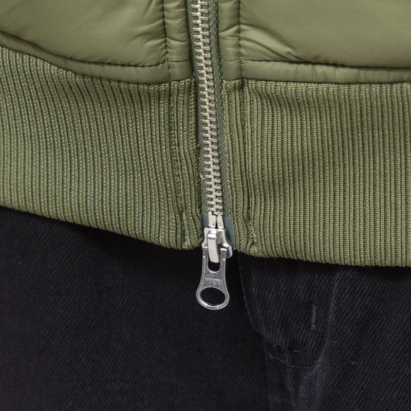 Carhartt WIP Womens Hooded Gadd Jacket Dollar Green-9